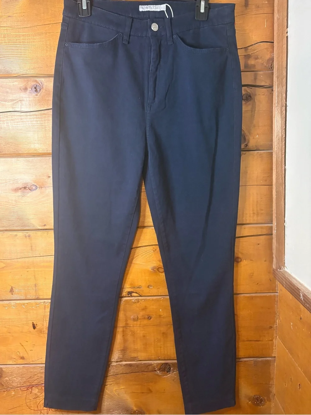 Nwt peter millar Karlie navy Stretch Sateen High Rise Pant size 8 - Picture 5 of 12